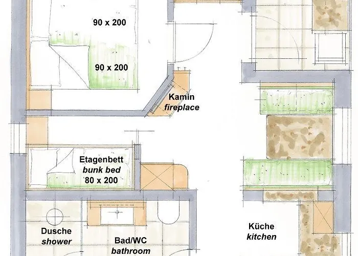 Dağ evi Chalets - Camping Brunner Am See